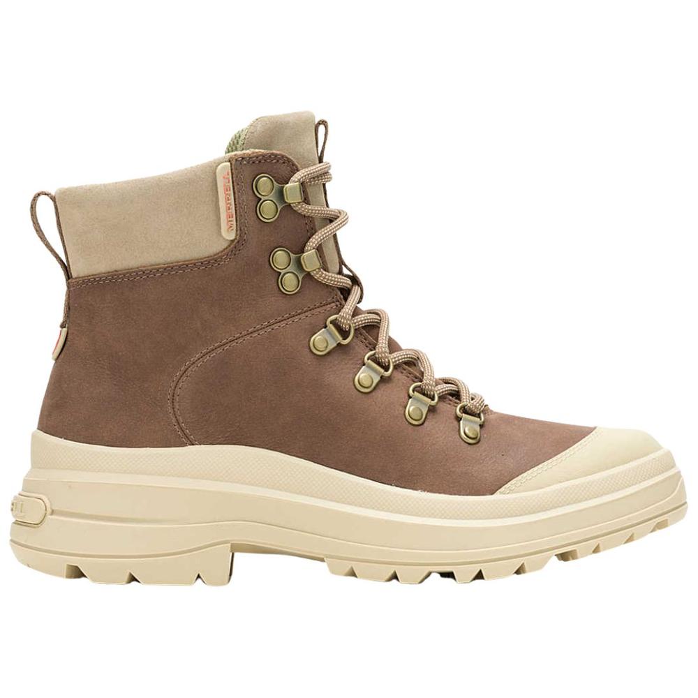 Merrell Women's Harper Lace Zip Waterproof Boots KHAKI