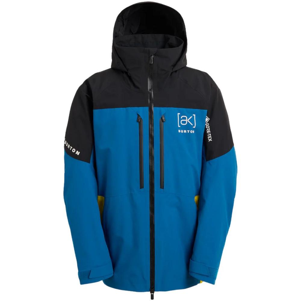 Burton Men's [ak] Swash GORE-TEX 2L Jacket TRUEBLACK/BLUETEAL/ATOMICYELLOW
