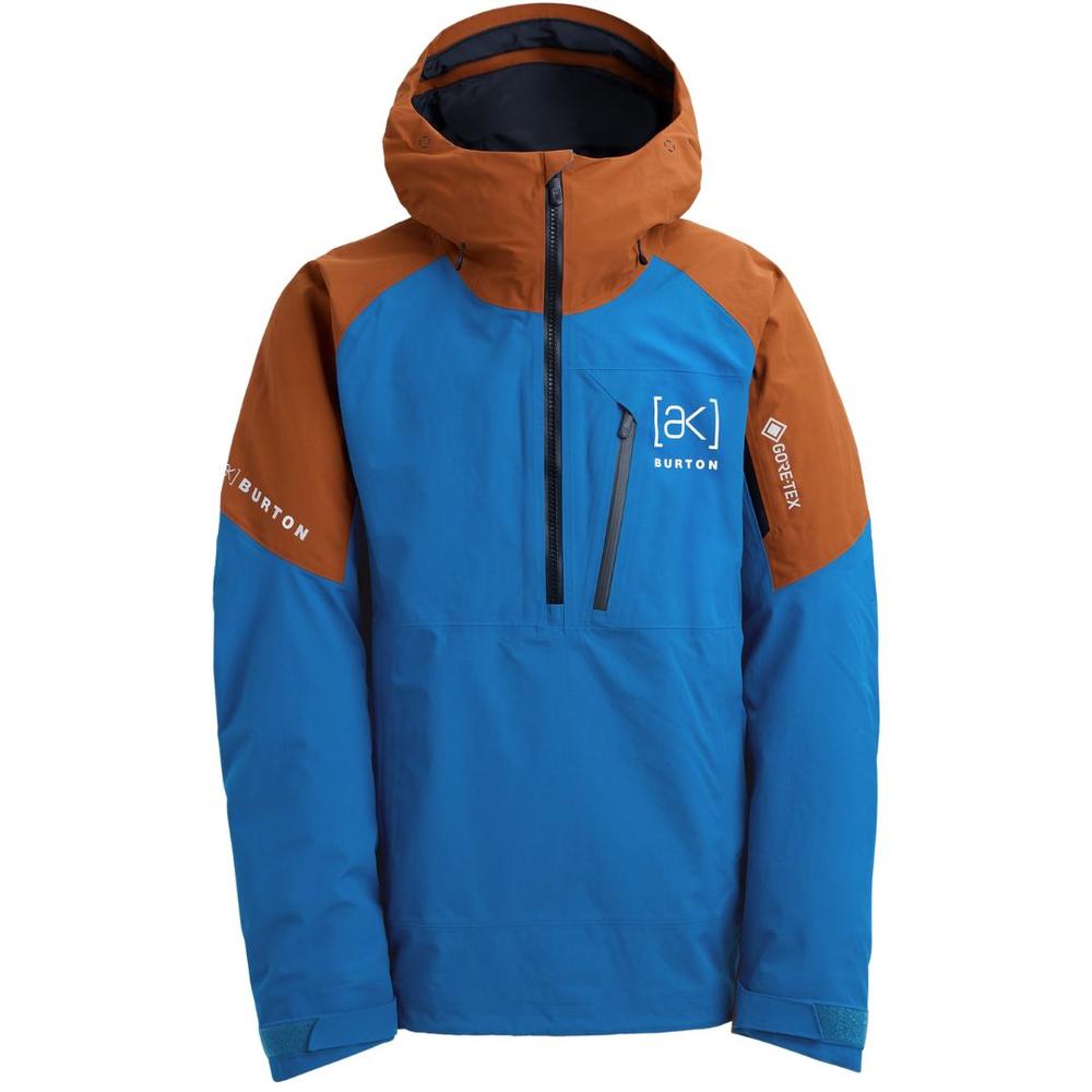 Burton Men's [ak] Velocity GORE-TEX 2L Anorak Jacket BLUETEAL/CHESTNUTBROWN