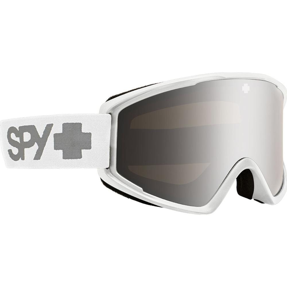Spy Crusher Elite Snow Goggles ECOMATTEWHITESILVERMIRROR