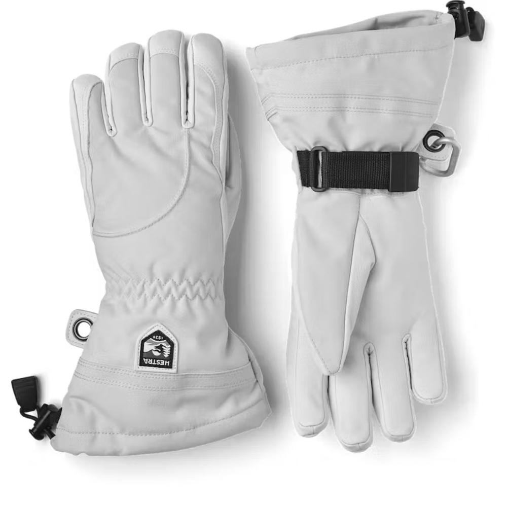 Hestra Women's Heli Gloves MISTYGREY/OFFWHITE