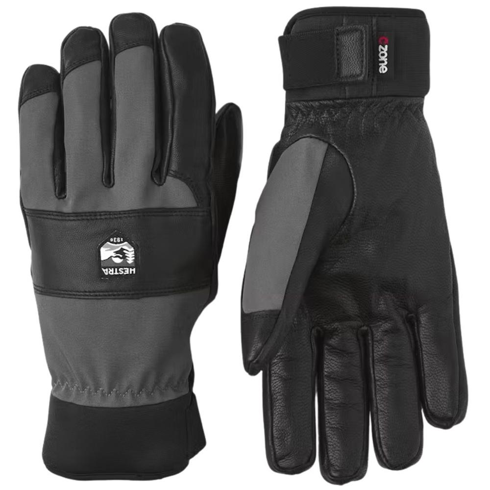 Hestra CZone Vernum Gloves GREY/BLACK