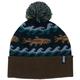 Jetty Upstream Jacquard Beanie BROWN