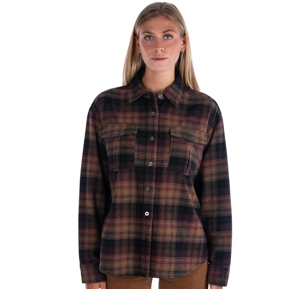 Jetty Anchor Flannel BROWN