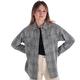 Jetty Women's Nivean Flannel Jacket OYSTERSHELL