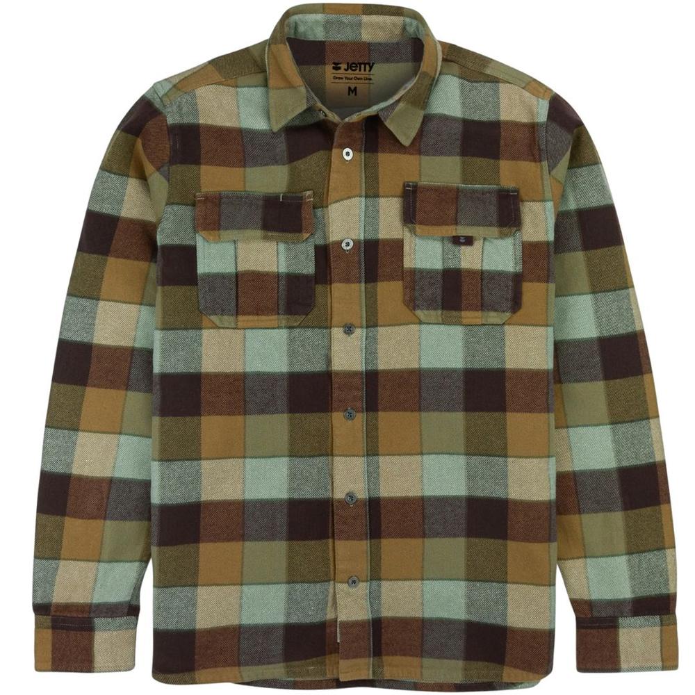 Jetty Men's Arbor Flannel RUST