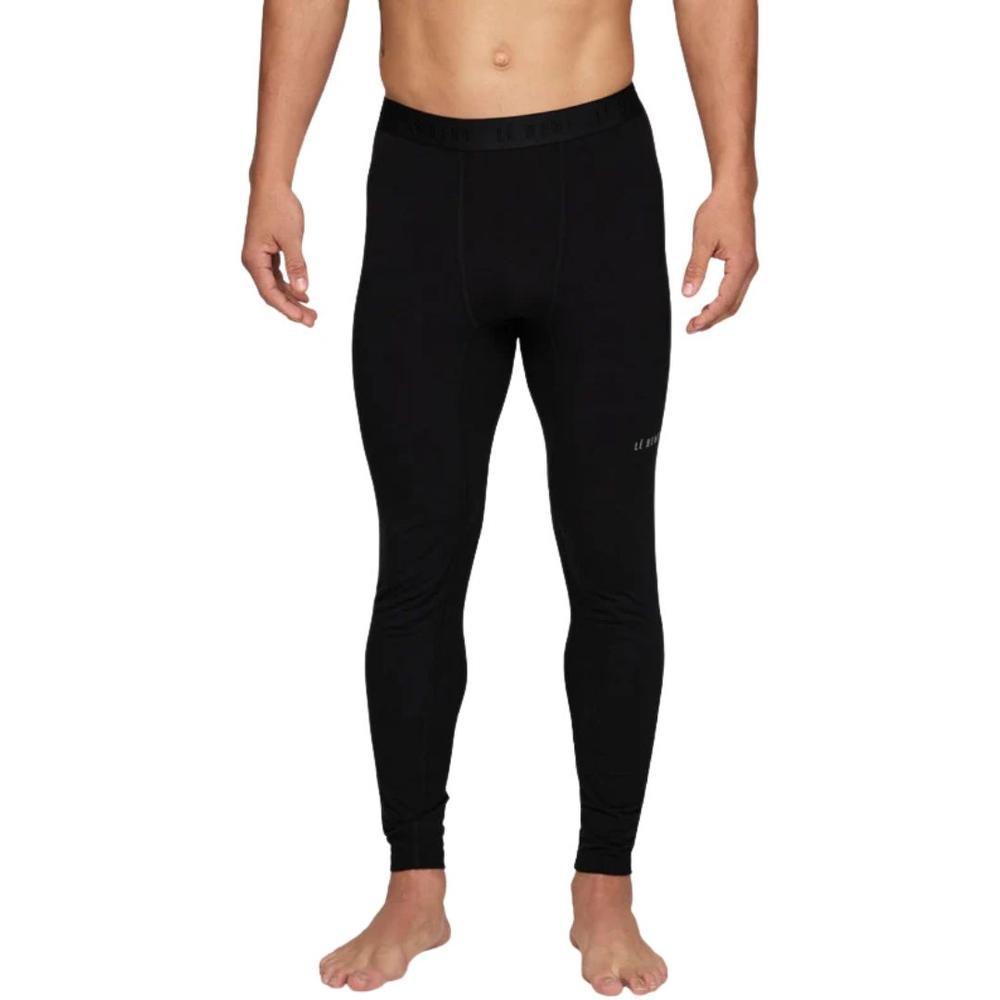 Le Bent Men's Lightweight Bottom Base Layer BLACK