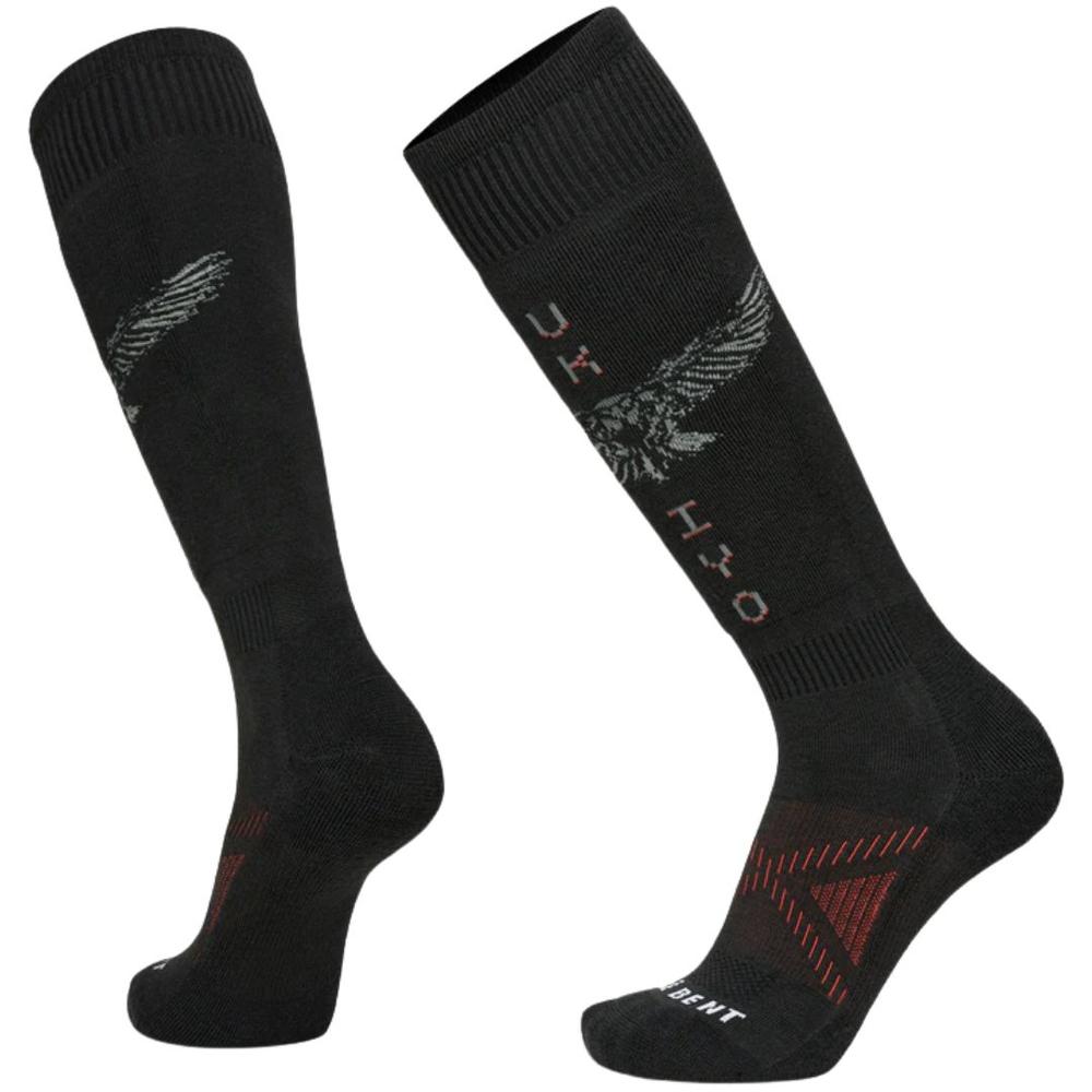 Le Bent Kai Jones Pro Series Light Cushion Snow Socks BLACK