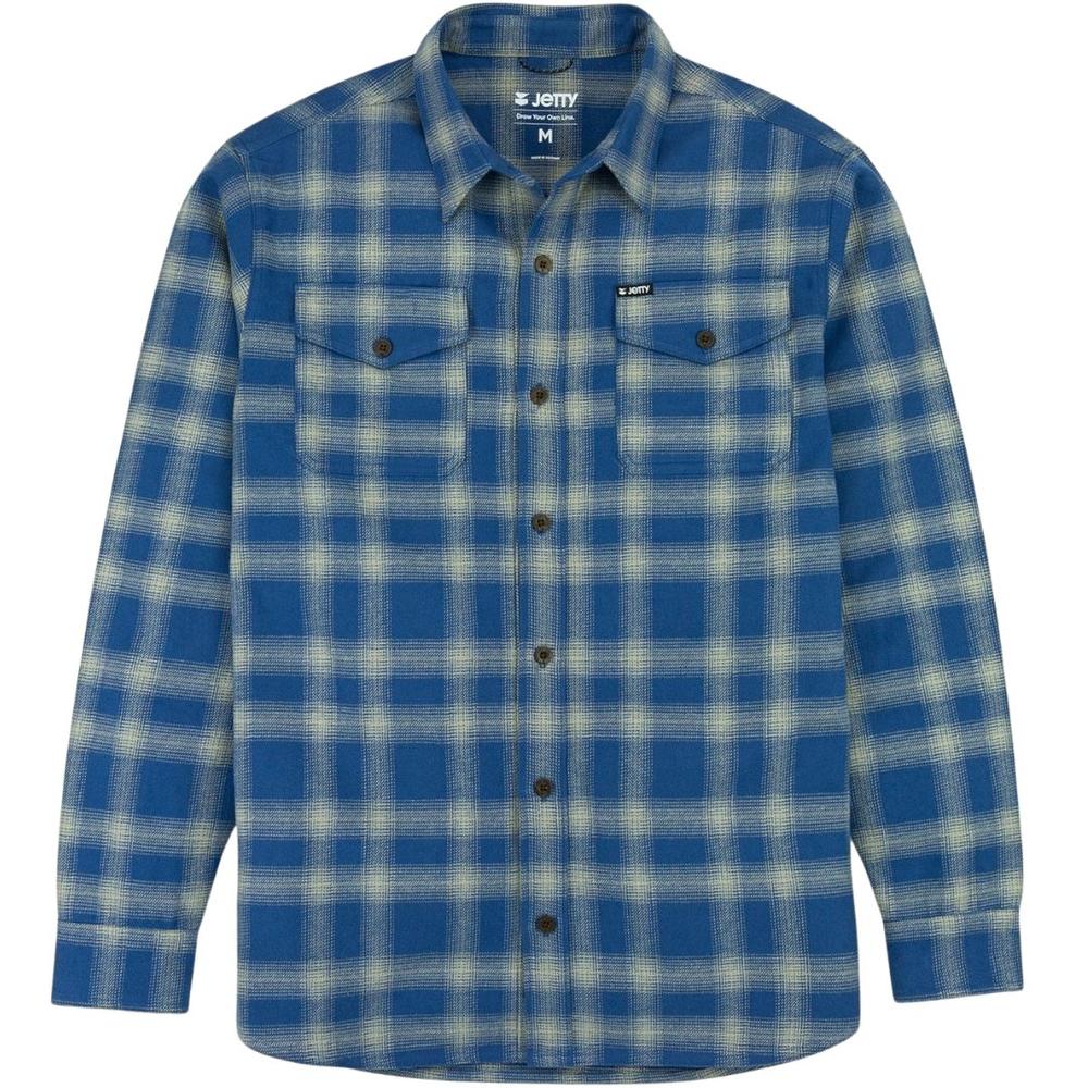 Jetty Men's Breaker Flannel BLUE