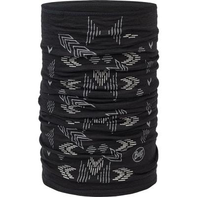 Merino Lightweight Prints Neck Gaiter - Vanyr Black