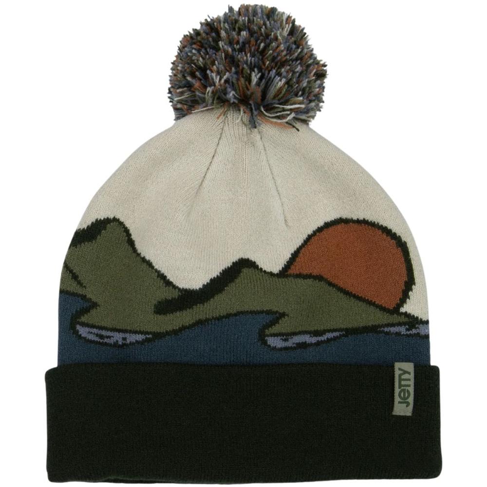 Jetty Portsmouth Jacquard Beanie OLIVE