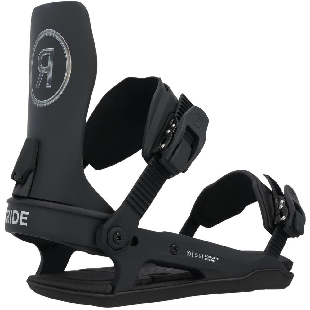RIDE C-6 Snowboard Bindings 2026 BLACK