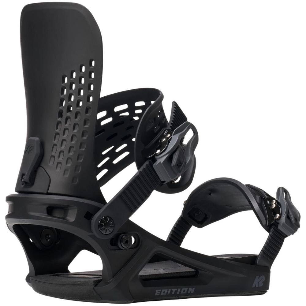 K2 Men's Edition Snowboard Bindings 2026 BLACK