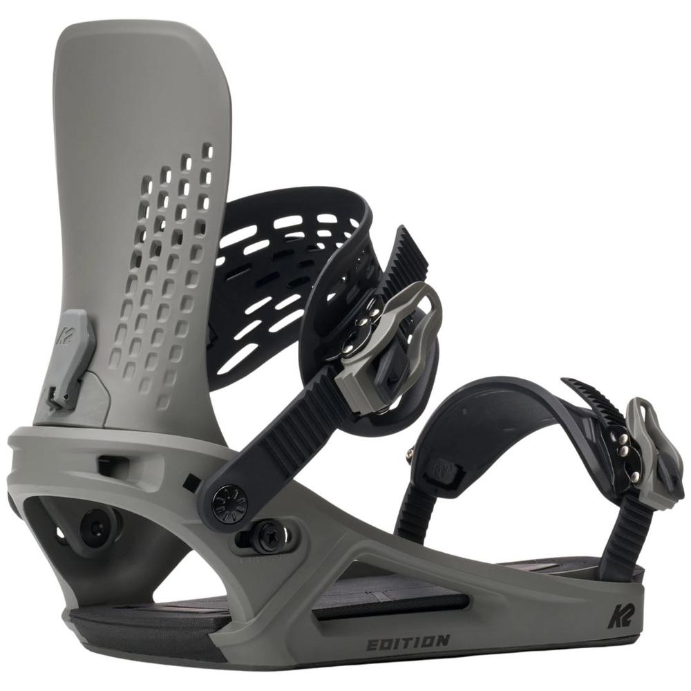 K2 Men's Edition Snowboard Bindings 2026 GREY