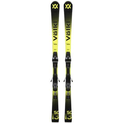 Volkl Racetiger SC Black Skis + VMotion 12 Bindings 2026