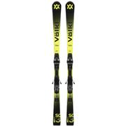 Volkl Racetiger SC Black Skis + VMotion 12 Bindings 2026