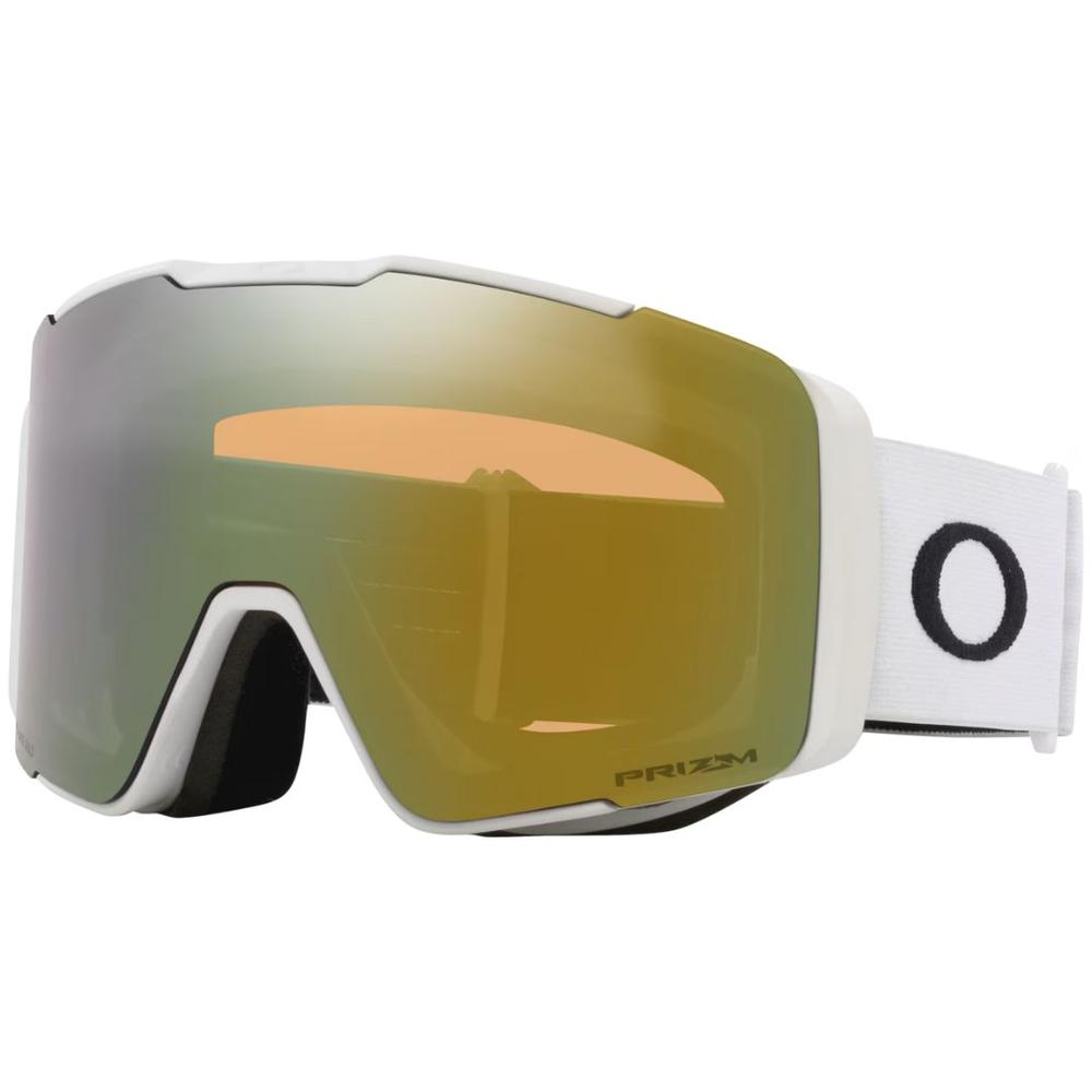 Oakley Line Miner Pro L (Low Bridge Fit) Snow Goggles MATTEWHITEPRIZMSAPPHIREIRIDPRIZMSAGEGOL