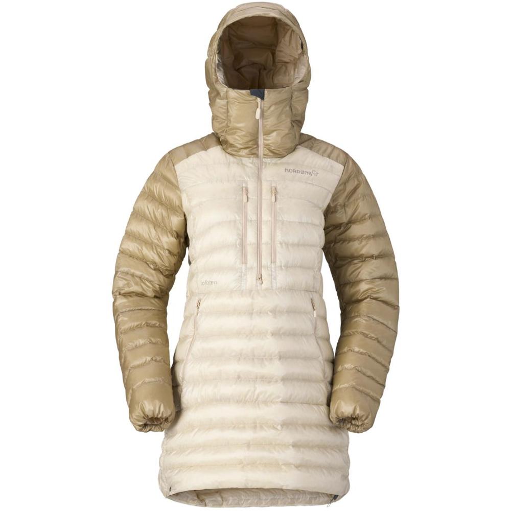 Norrona Women's Lofoten Down800 Anorak Jacket OATMEAL