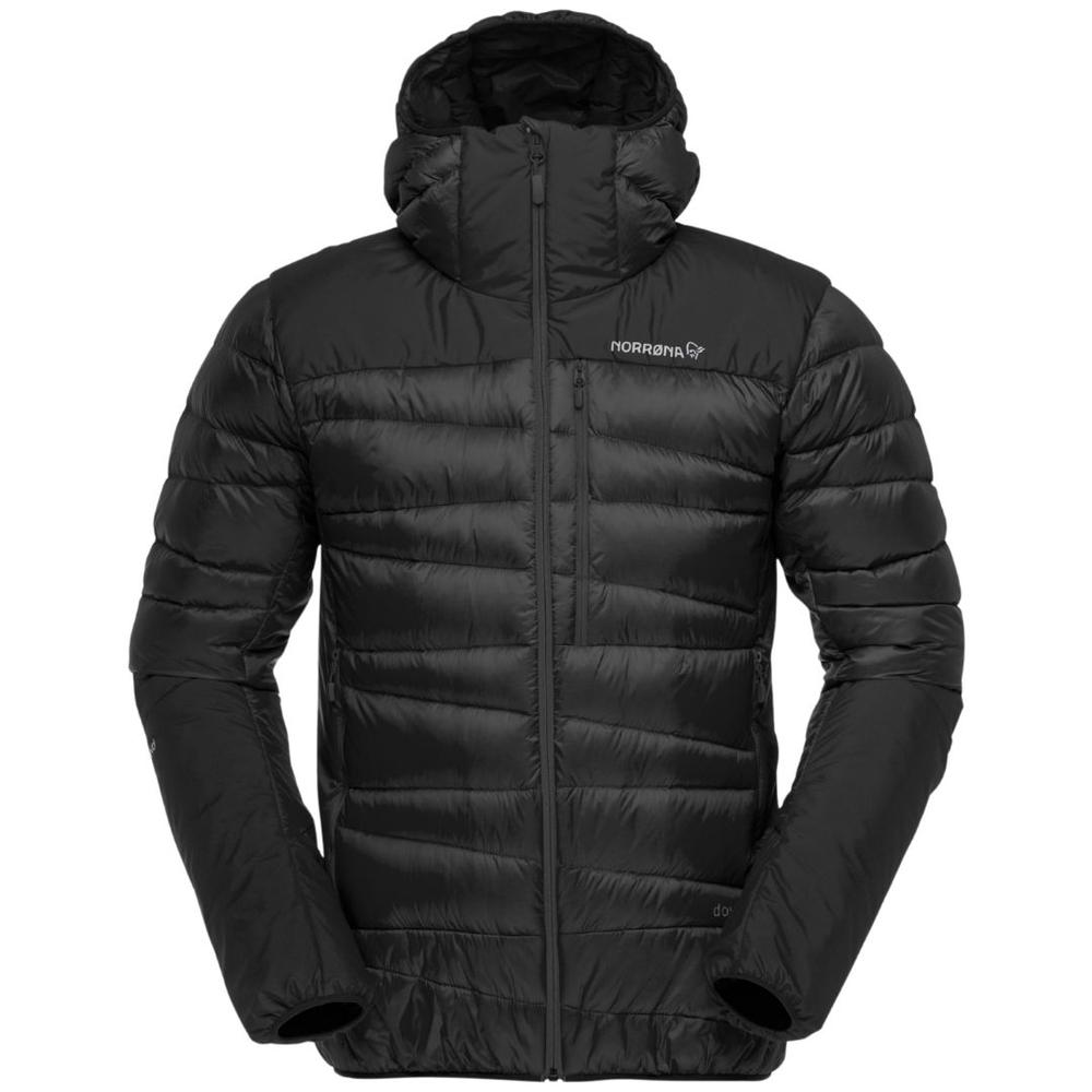 Norrona Men's Falketind Down750 Zip Hood Jacket CAVIARBLACK