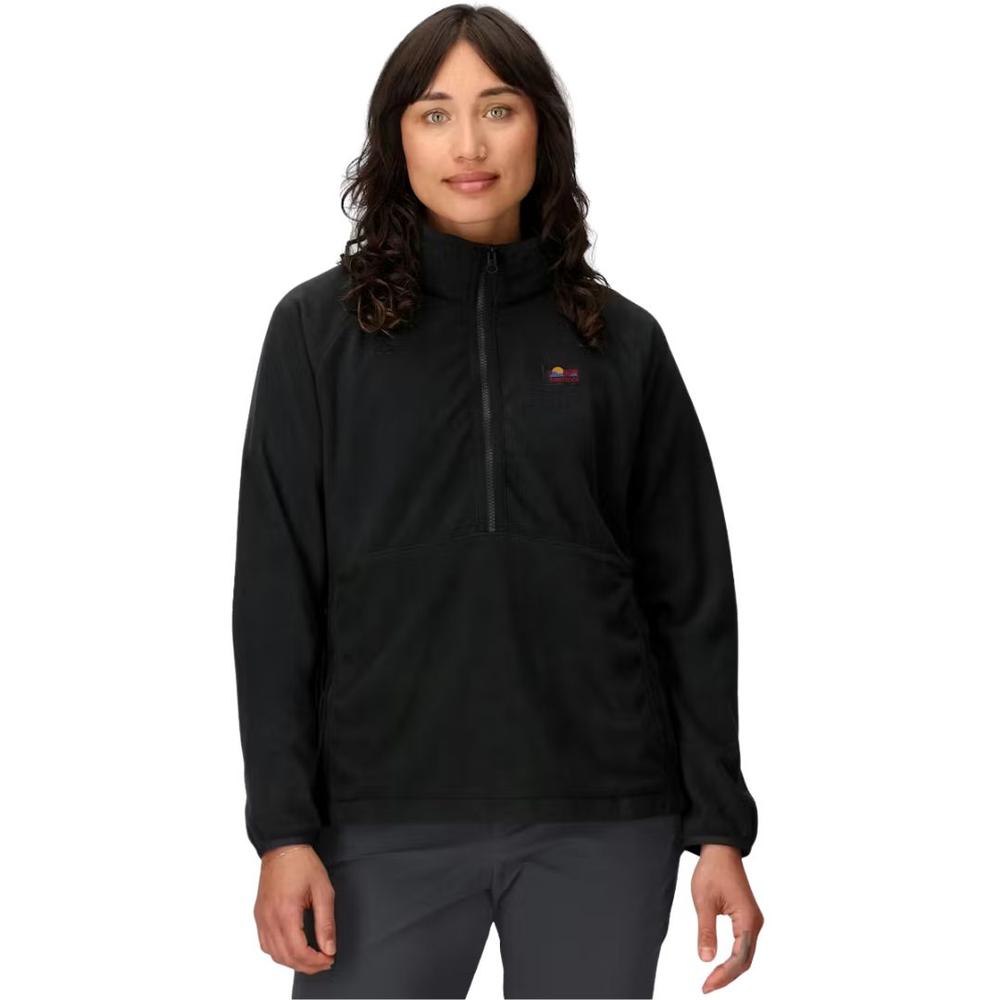 Marmot Women's Upward Fleece Half-Zip Pullover BLACK