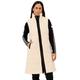 Krimson Klover Women's Kira Long Fleece Vest NATURAL