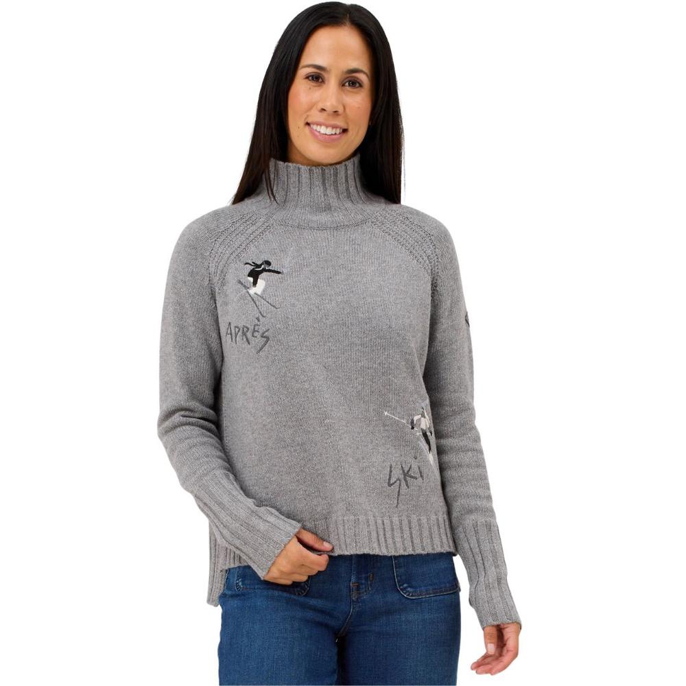 Krimson Klover Women's Janica Sweater MEDIUMGREY