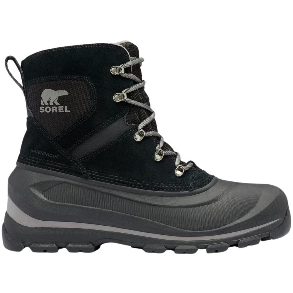 Sorel Men's BUXTON Lace Waterproof Boots BLACK/QUARRY