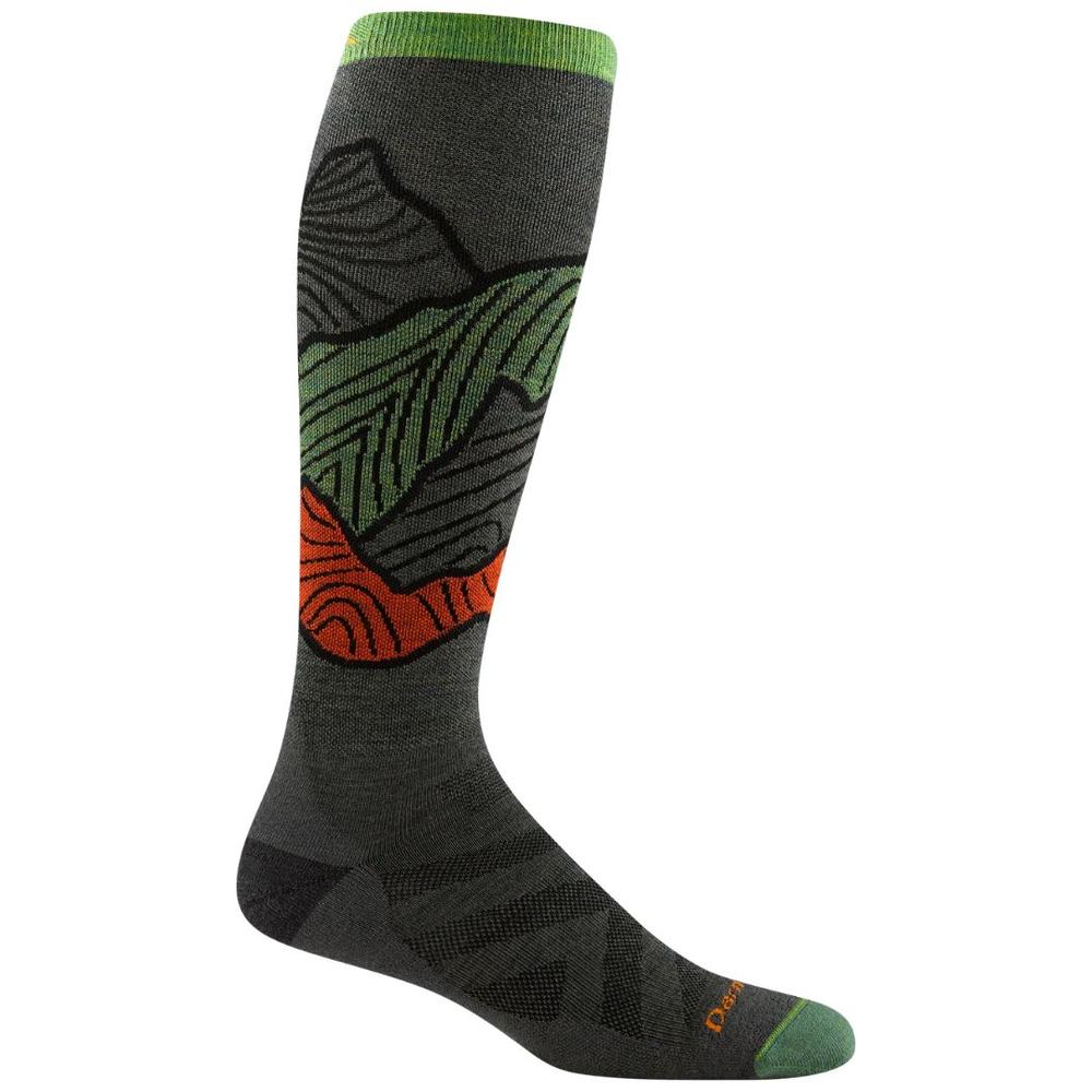 Darn Tough Men's Titan Over-the-Calf Snow Socks FOREST
