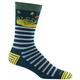 Darn Tough Men's Animal Haus Crew Lightweight Socks DARKTEAL