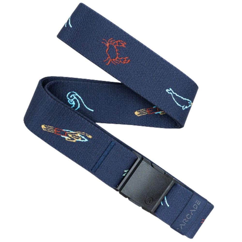 Arcade Save the Waves Stretch Belt NAVY