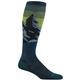 Darn Tough Men's Solstice Lightweight Snow Socks ECLIPSE