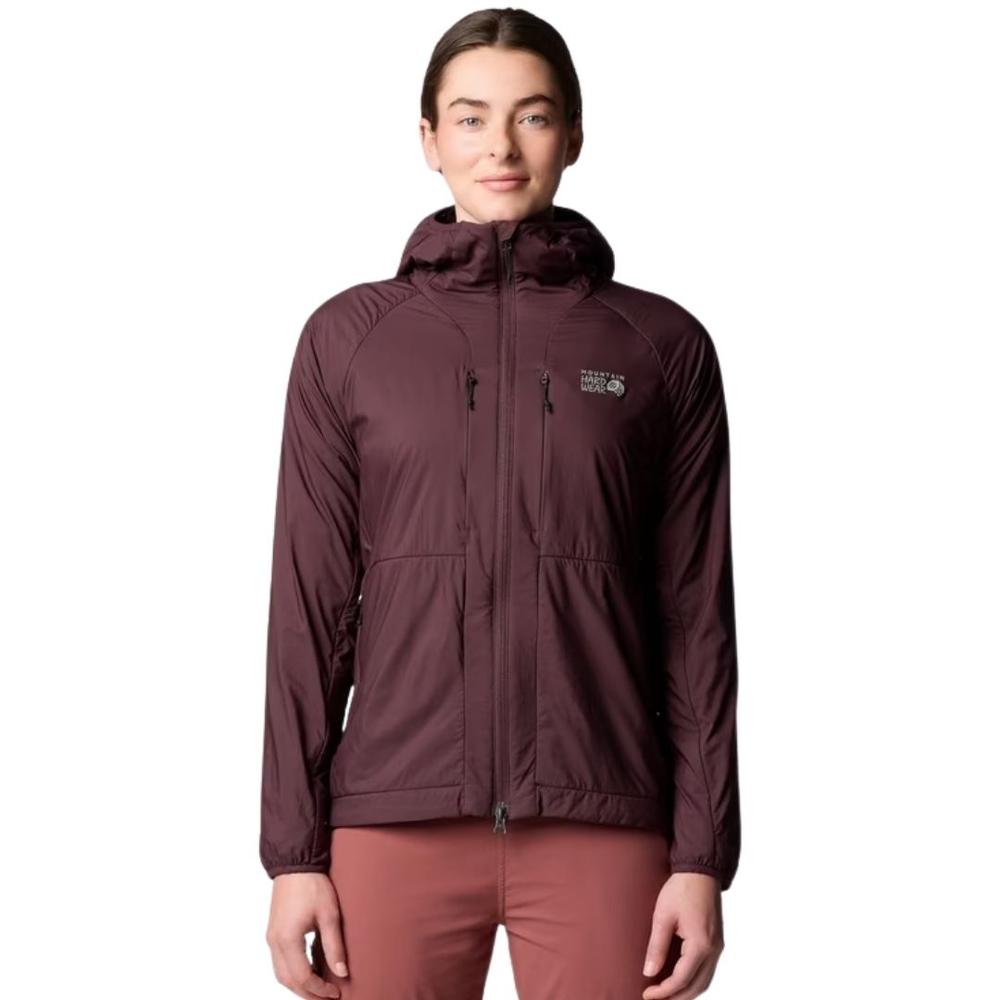Mountain Hardware Women's Kor AirShell Warm Hoody BLACKBERRY