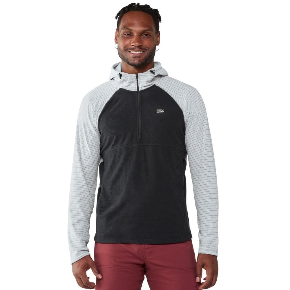 Mountain Hardware Men's Summit Grid Hoody BLACKGLACIAL