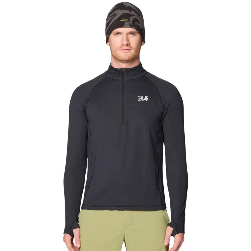 Mountain Hardware Men's Crater Lake Heavyweight Half Zip BLACK
