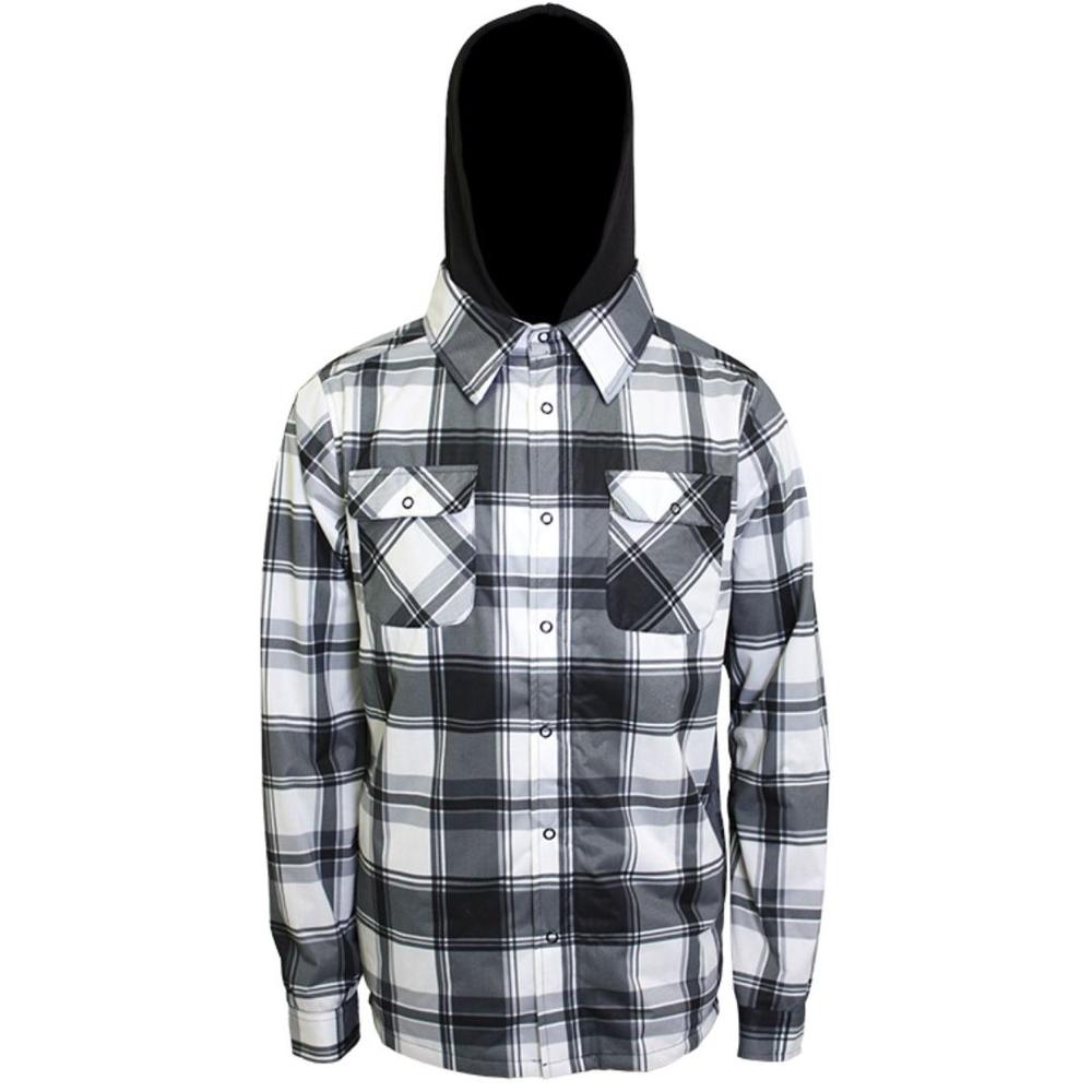 Turbine Men's Midtown Flannel Jacket GRAY