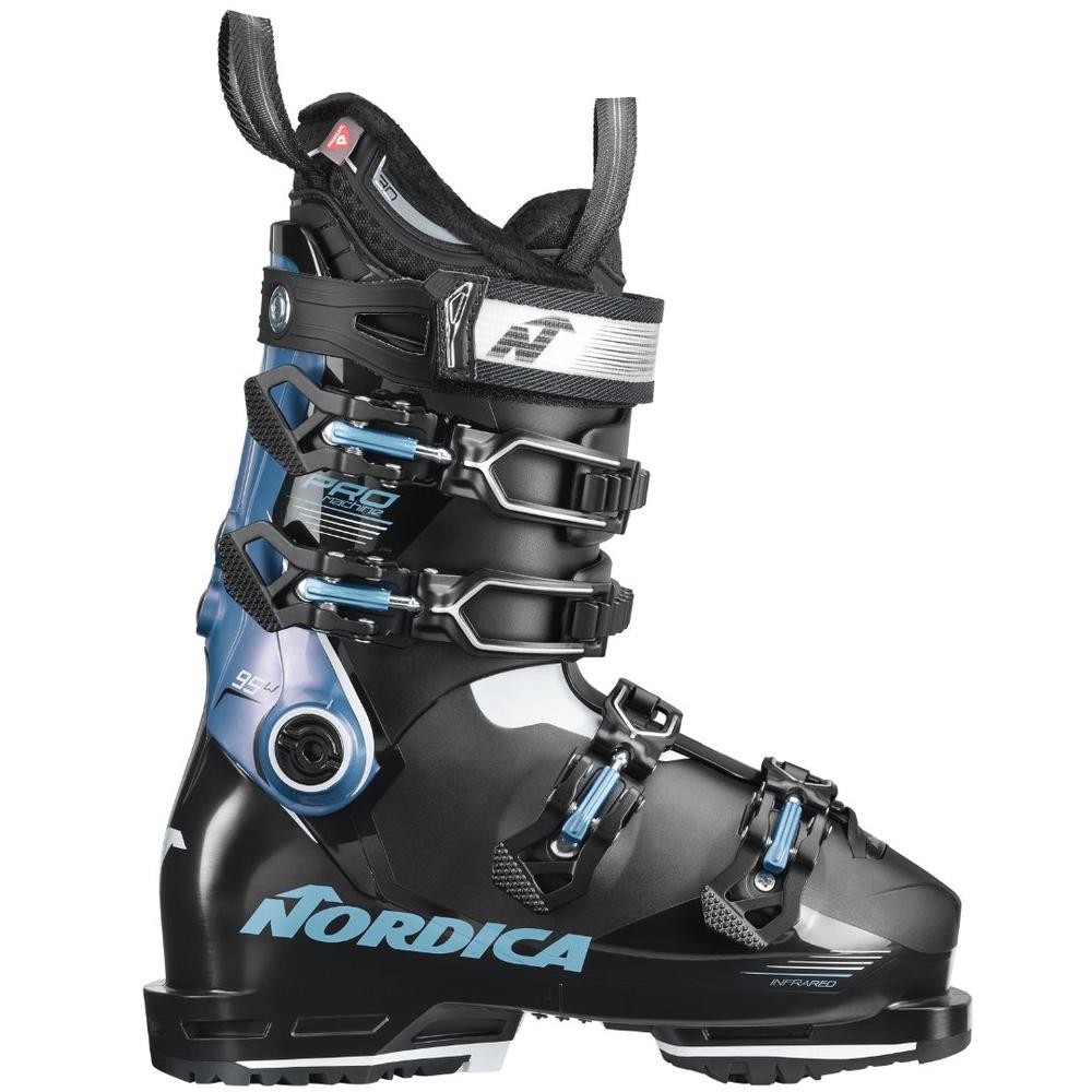 Nordica Women's Promachine 95 Ski Boots 2026 BLACK/LIGHTBLUE/WHITE