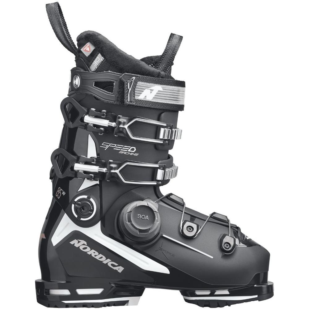Nordica Women's Speedmachine 3 85 BOA Ski Boots 2026 BLACK/WHITE/PINK