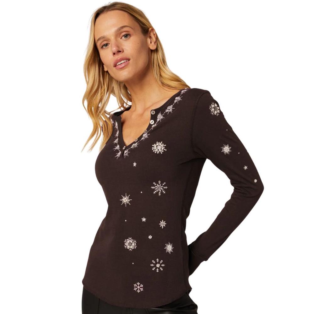 Alp N Rock Annika Henley Shirt COFFEE