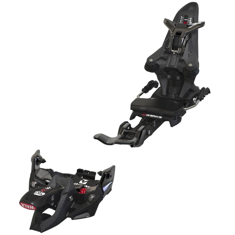 Marker Kingpin Mwerks 12 Ski Bindings 2026 - 100mm-125mm BLACK/RED