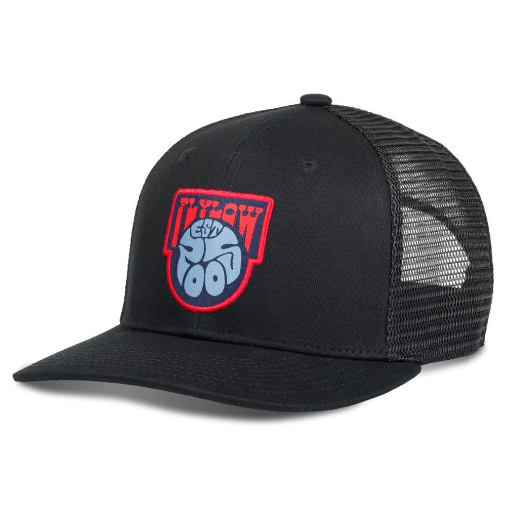 Flylow Undercover Trucker Hat BLACK/MAGMA