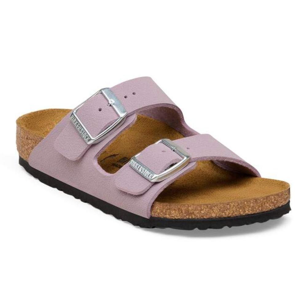 Birkenstock Kids' Arizona Birkibuc Sandals FADEDPURPLE