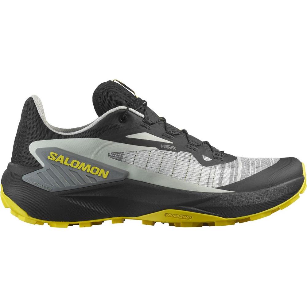 Salomon Men's Genesis Trail Running Shoes BLACKMETALINCABERRY