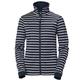 Helly Hansen Women's Crew Fleece Jacket - Navy Stripe NAVYSTRIPE