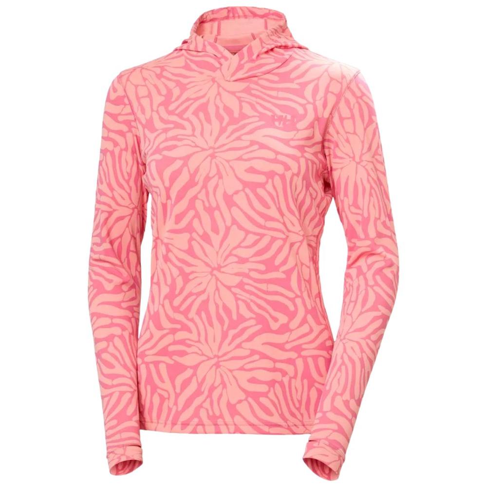 Helly Hansen Women's LIFA Active Solen Hoodie CORALALMONDSTENCILLARGE