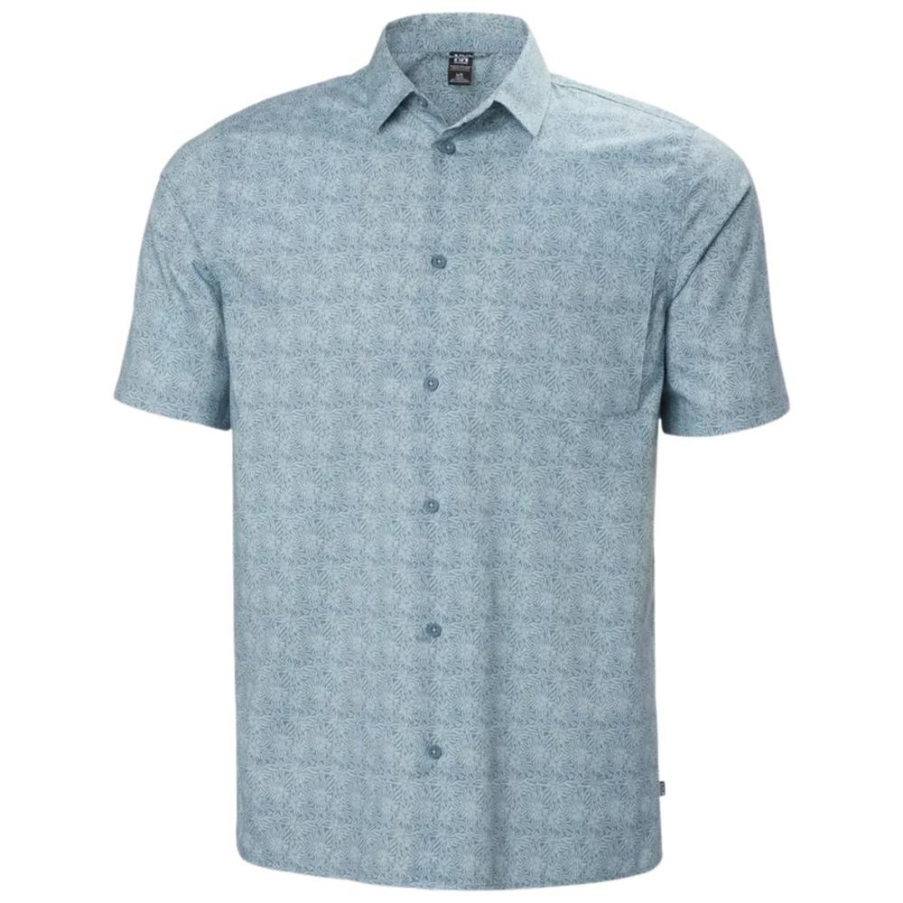 Helly Hansen Men's Viken Short Sleeve Shirt WASHEDNAVYSTENCILSMAOP