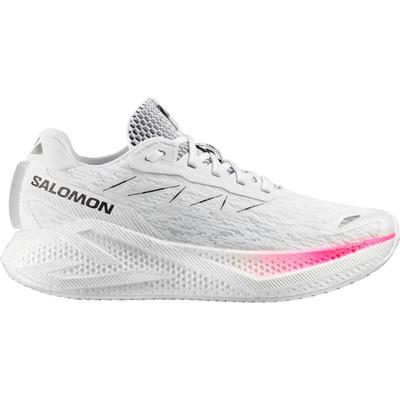 Salomon Men's Aero Glide 4 Running Shoes - White/White/Black