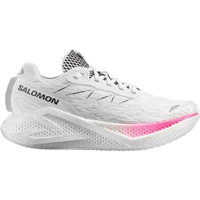 Salomon Women's Aero Glide 4 Running Shoes - White/White/Black