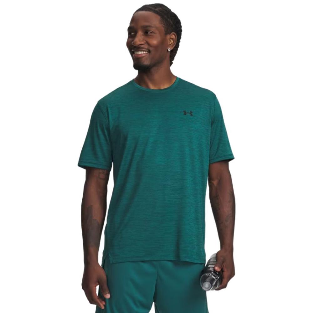 Under Armour Men's UA Tech Vent Short Sleeve Shirt RACKGREENBLACK