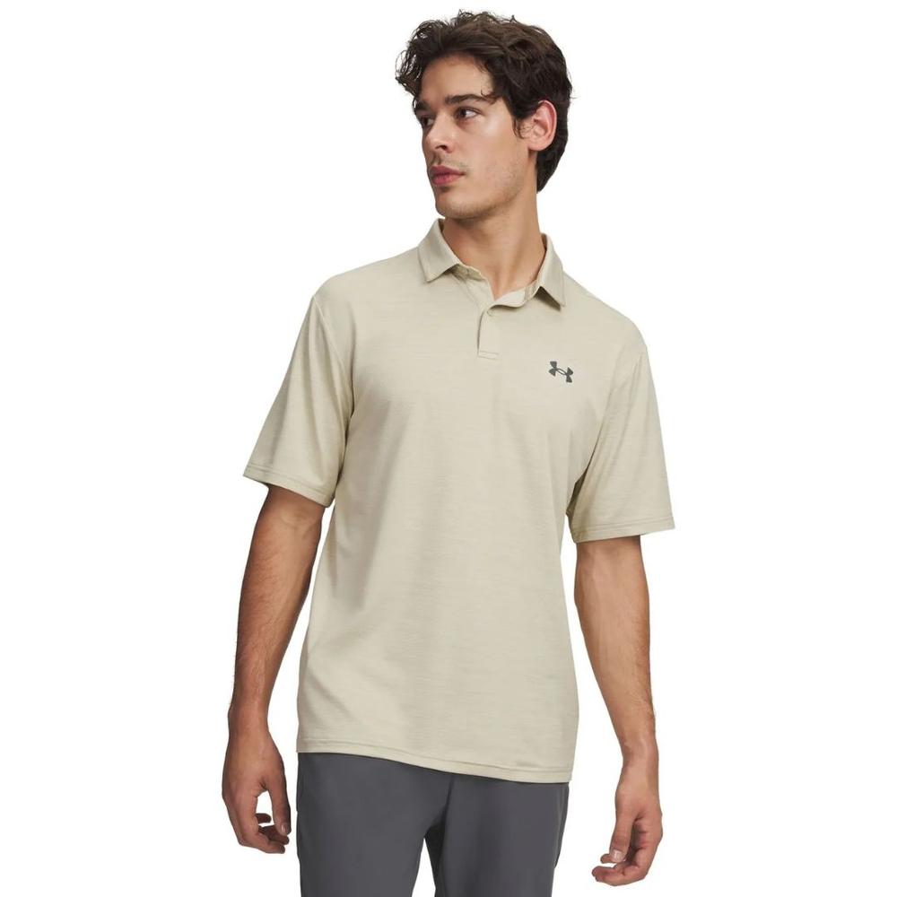 Under Armour Men's UA Matchplay Polo KHAKIBASECASTLEROCK