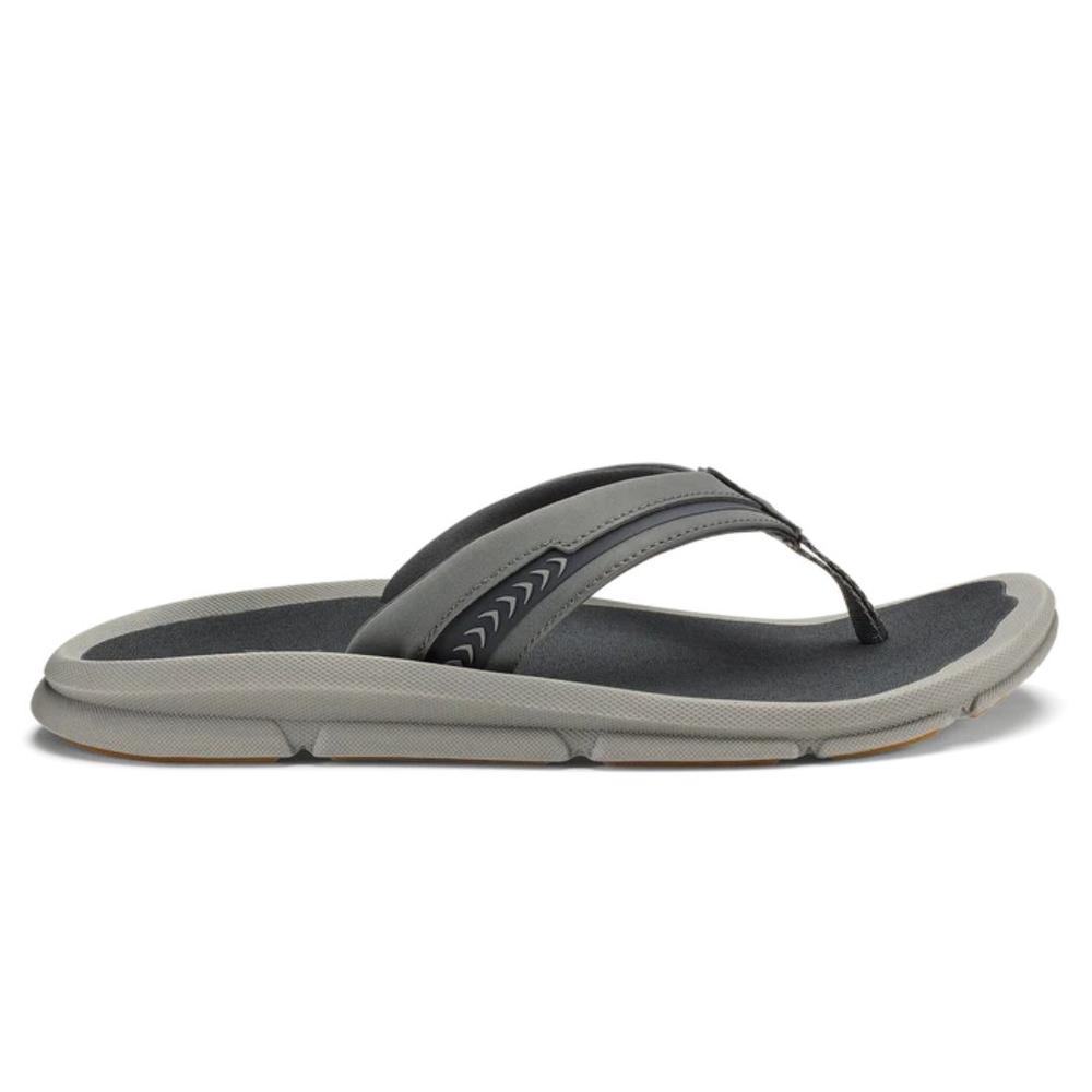 Olukai Men's Akeu Sandals ROCK/ROCK